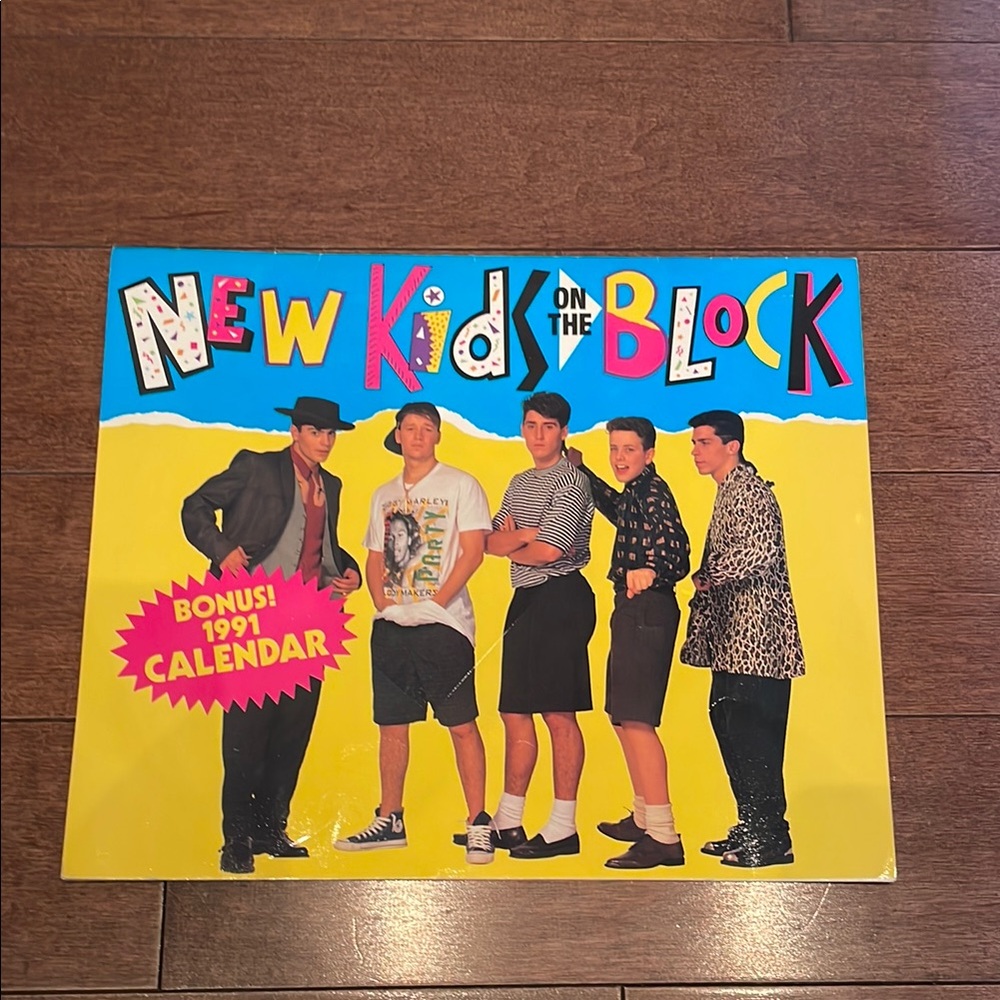 New Kids on the Block 1991 Calendar